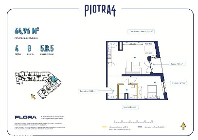 3-pokojowe mieszkanie 63m2 Bez Prowizji
