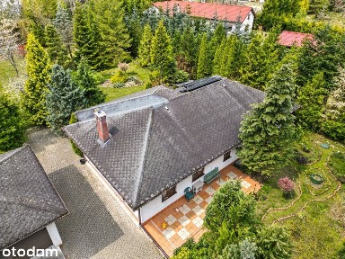dom parterowy na działce 2115 m2 przy lesie