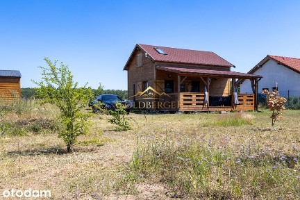 Drewniany dom całoroczny | 70 m² | Działka 1 199 m