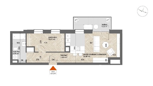 Komfortowe 2 pokoje w centrum Białegostoku | bez PCC (43)