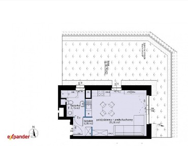 Kawalerka 34m2 z ogrodem 59 m² | 3 min od przystanku.