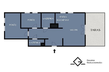 Prestiżowy apartament z tarasem | 50m do Parku