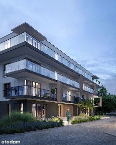 2 pokoje z balkonem przez całą długość mieszkania