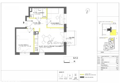 Apartament 56,31 m² | 3 Pokoje | Balkon | Las