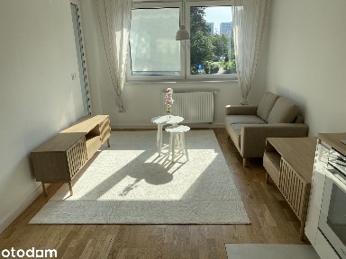 dwupok. nowe, umebl. 45 m² metro Natolin, Wawa i garaż.