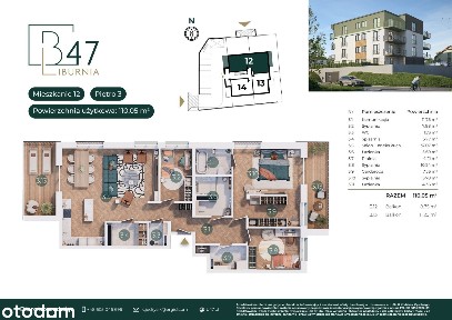 Widokowy PENTHOUSE | Apartamenty Bucewicza B47 | M12