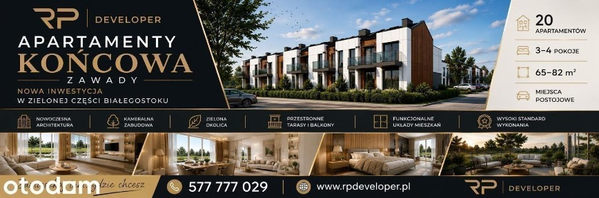 Apartament 1A z dużym ogrodem | Apartamenty Końcowa | Białystok