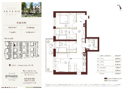4-pokojowe mieszkanie 68m2 + balkon Bezpośrednio