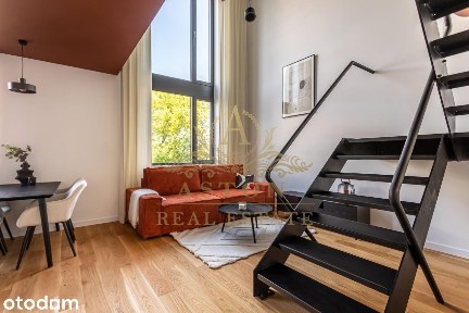 Dwupoziomowy loft w wysokim standardzie