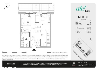 2-pokojowe mieszkanie 38m2 + balkon