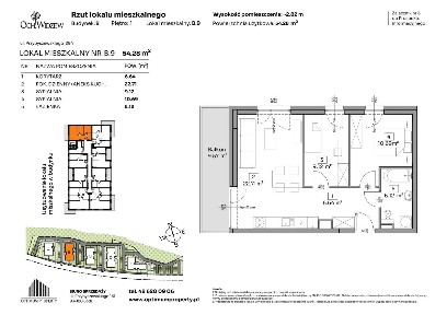 3-pokojowe mieszkanie 54m2 + balkon Bezpośrednio