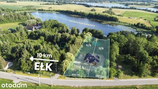 Dom w stanie Deweloperskim z linią brzegową 6000m2