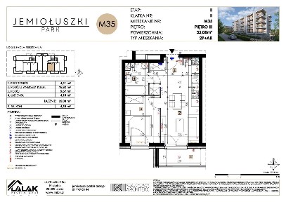 2-pokojowe mieszkanie 35m2 + balkon Bez Prowizji