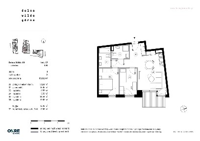 3-pokojowe mieszkanie 63m2 + loggia Bezpośrednio