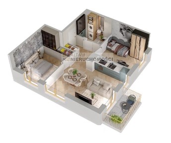 3pok 53m2 balkon|-1700zł/m2|park|20/80|0%