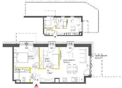 3 pokoje | 49 m² | Przestronny układ pomieszczeń| Fajna okolica!