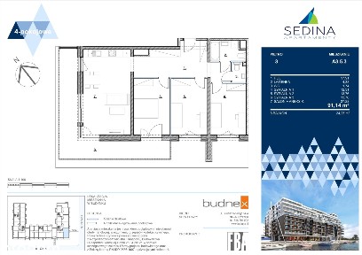 Sedina | apartament 4-pok. | A3.5.3