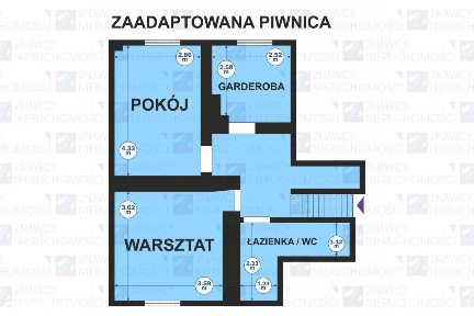 Lokal 81,6 m2+60,8m2 zaadaptowanej piwnicy