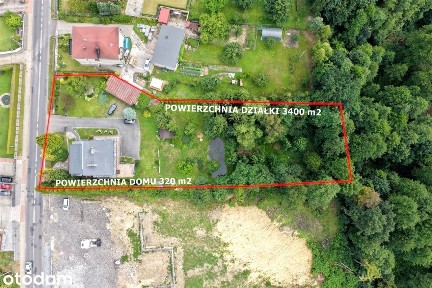 Duży dom z działką 3400 m2 do zamieszkania.
