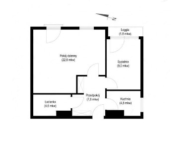 2-Pokojowe mieszkanie ul. OKOPOWA | BEZPOŚREDNIO | ODDZIELNA KUCHNIA