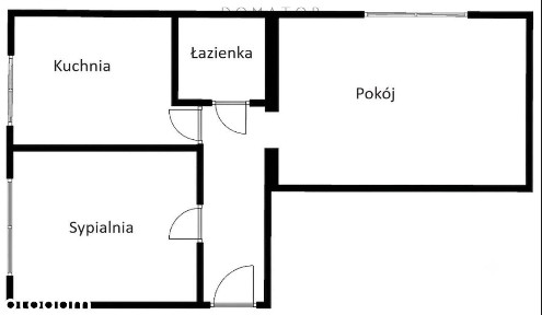 Dwa duże pokoje, widna kuchnia, dużo zieleni