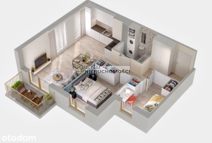 Rabat 95tys.! 3pok. 55,88m² Balkon! Mp 20tys.!