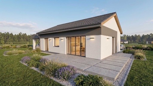 Twój Wymarzony Dom z działką w Bełchatowie | ul. Marmurowa (odnoga Cegielnianej) | Gotowy w sierpniu | 82m2!