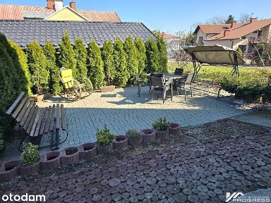 Mieszkanie 84m2, działka 150m2 z tarasem MIEJSCE PIASTOWE /k. Krosna/