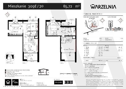 3-pokojowe mieszkanie 85m2 + 2 loggie Bez Prowizji