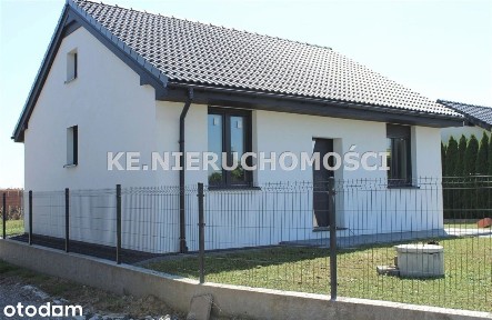 Dom 53,43 m2, 3 pok.,działka 552 m2,stan surowy zamknięty (podwyższony)