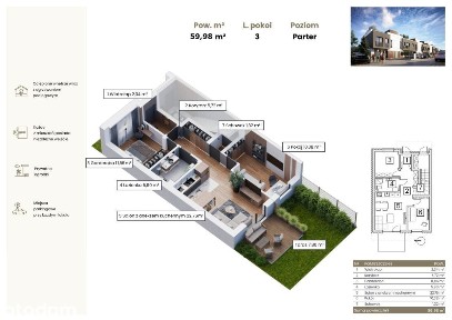 Już dostępne | 54 m2 z tarasem i ogrodem | Lwowska