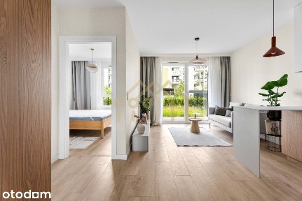 Przestronna kawalerka 34m² | Ogród