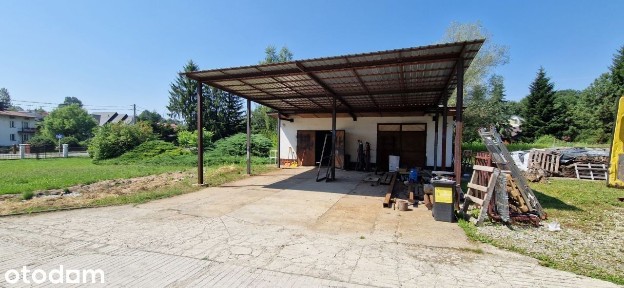 Lokal użytkowy 61 m² + wiata 70m² + plac 11 arów u
