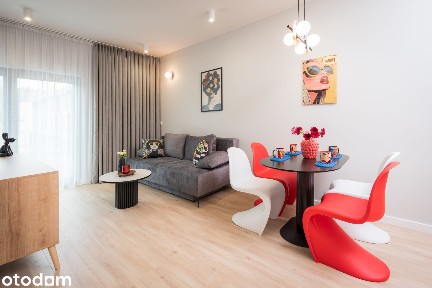 Nowy apartament POP ART przy jez. Ukiel w standardzie hotelowym, FV