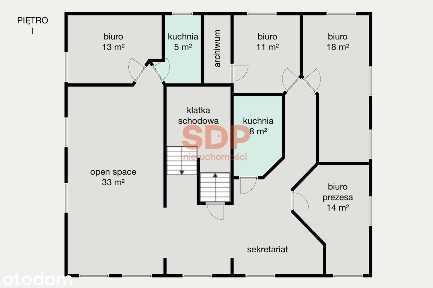 Biuro 140 m² na Muchoborze Wielkim