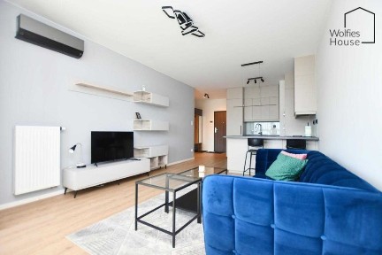 Wiślane Tarasy | 2 POK. | 58m2 | Taras | Klimatyzacja | ENG