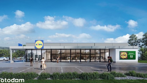 Lidl - sklep wolnostojący, długoterminowa inwestycja, unikalne miejsce