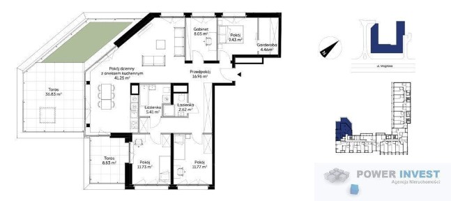 Słoneczny apartament przy Parku Lotników, premium