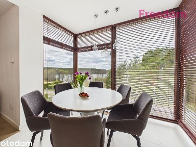Apartament nad jeziorem Czos w Mrągowie - wł. linia brzegowa i pomost