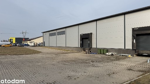 Hala magazynowa z rampą i monitoringiem 790 m²