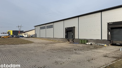 Hala magazynowa z rampą i monitoringiem 790 m²