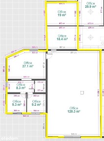 Lokal handlowy /usługowy 195m2 Nowa Huta, ul. Klasztorna 13650zł netto