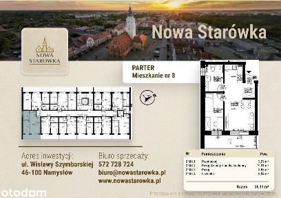 Mieszkanie 2 pokojowe o pow.27,83m2