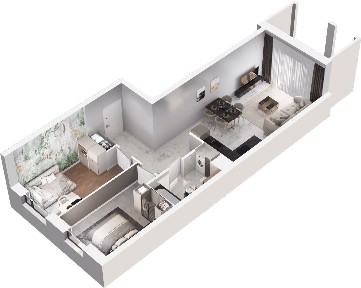 ALTA NOVUM - Twoje wymarzone miejsce nad Wisłą - 56,41m2 1PIĘTRO M21