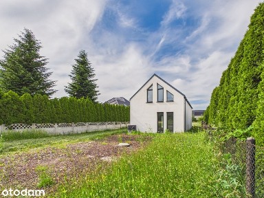 Nowoczesny dom typu stodoła z antresolą - 131m2