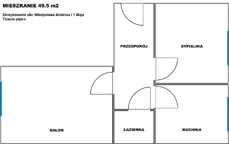 2-pokojowe mieszkanie - centrum Koszalina