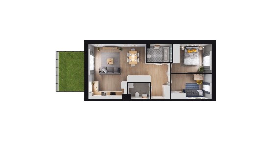 3-pokojowe mieszkanie 60m2 + balkon Bez Prowizji