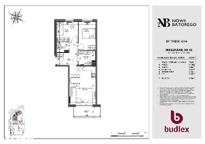 3-pokojowe mieszkanie 54m2 + balkon Bez Prowizji