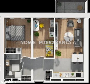 3pok. GOTOWE Winda Balkon Ochrona24 TRAMWAJ Rowerownia Klub Mieszkańca