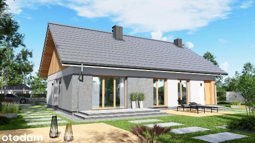Dom Parterowy Kliniska Wielkie - dużą działka 1000m2